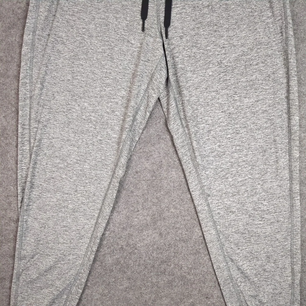 Gap Fit Brushed Tech Jersey Jogger Pants Heather Gray Mens Large gDRY Wicking